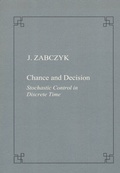 Cover: Chance and decision. Stochastic control in discrete time - Scuola Normale Superiore