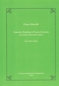 Enlarge image Cover: Symmetry breaking in classical systems - Scuola Normale Superiore