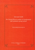 Cover: De Concini-Procesi models of arrangements and symmetric group actions - Scuola Normale Superiore