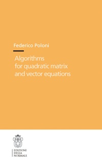 Abbildung von: Algorithms for Quadratic Matrix and Vector Equations - Scuola Normale Superiore