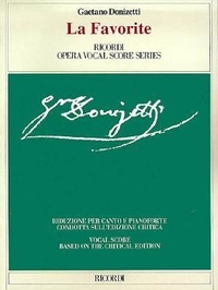 Abbildung von: La Favorita: Vocal Score - Sfere