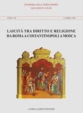 Cover: Laicita Tra Diritto E Religione Da Roma a Costantinopoli a Mosca - L'Erma Di Bretschneider