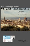 Abbildung von: Proceedings of the V Legislative XML Workshop - European Press Academic Publishing