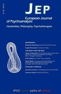 Cover: JEP European Journal of Psychoanalysis N.30 - IPOC Italian Paths of Culture