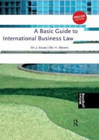 Enlarge image Cover: A Basic Guide to International Business Law - Wolters-Noordhoff B.V.