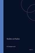 Cover: Studies on Psalms - Brill