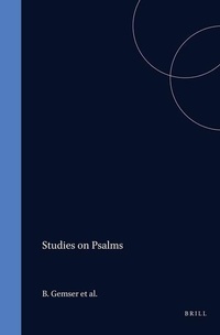Enlarge image Cover: Studies on Psalms - Brill
