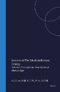 Cover: Sources of the Modern Roman liturgy - Brill