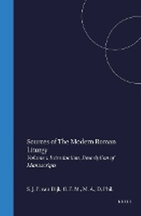Enlarge image Cover: Sources of the Modern Roman liturgy - Brill