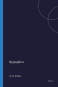 Enlarge image Cover: Epigraphica - Brill