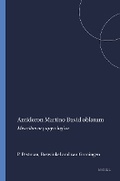 Cover: Antidoron Martino David oblatum - Brill