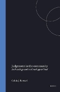 Cover: Judgement in the Community - Brill