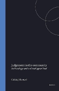 Enlarge image Cover: Judgement in the Community - Brill