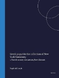 Cover: Greek papyri in the collection of New York University - Brill