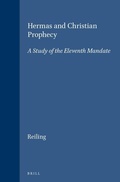 Cover: Hermas and Christian Prophecy - Brill