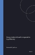 Cover: Essays in Jewish and comparative legal history - Brill