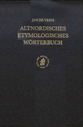 Cover: Altnordisches etymologisches Woerterbuch - Brill