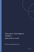 Cover: Textes grecs, demotiques et bilingues - Brill
