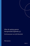 Cover: Liber de optimo genere interpretandi (Epistula 57) - Brill