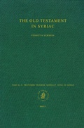Cover: The Old Testament in Syriac according to the Peshi?ta Version, Part II Fasc. 5. Proverbs; Wisdom of Solomon; Ecclesiastes; Song of Songs - Brill