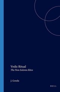 Cover: Handbuch der Orientalistik / Religionen / Vedic ritual. The non-solemn rites - Brill