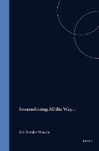 Enlarge image Cover: Remembering All the Way... - Brill