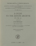 Cover: A Guide to the Zenon Archive - Brill