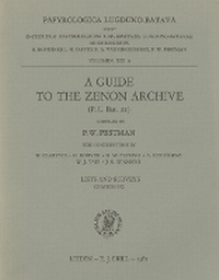 Enlarge image Cover: A Guide to the Zenon Archive - Brill
