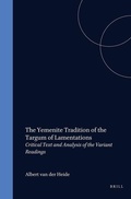 Cover: The Yemenite Tradition of the Targum of Lamentations - Brill