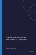 Cover: Foundations of the South African Law of Defamation - Brill