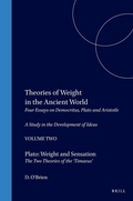 Cover: Theories of Weight in the Ancient World - Brill