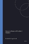 Cover: Essays in Honor of Charles F. Hockett - Brill