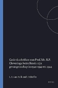 Cover: Gedenkschriften van Prof. Mr. R.P. Cleveringa - Brill