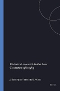 Cover: Historical research in the Low Countries 1981-1983 - Brill