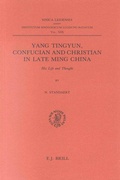 Cover: Yang Tingyun, Confucian and Christian in Late Ming China - Brill