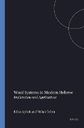 Cover: Word Systems in Modern Hebrew - Brill