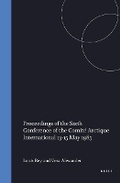 Cover: Proceedings of the Sixth Conference of the Comite Arctique International 13-15 May 1985 - Brill