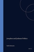 Cover: Josephus and Judaean politics - Brill