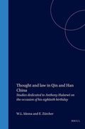 Cover: Thought and law in Qin and Han China - Brill