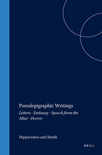Abbildung von: Pseudoepigraphic Writings - Brill
