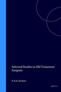 Cover: Selected Studies in Old Testament Exegesis - Brill