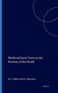 Cover: Medieval Latin texts on the eternity of the world - Brill
