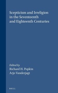 Cover: Scepticism and Irreligion in the 17th and 18th centuries - Brill