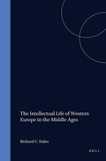 Cover: The Intellectual Life of Western Europe in the Middle Ages - Brill