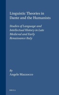 Cover: Linguistic theories in Dante and the humanists - Brill