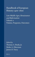 Cover: Handbook of European History 1400-1600 - Brill