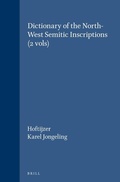 Cover: Handbuch der Orientalistik / Dictionary of the North-West Semitic Inscriptions - Brill