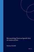Cover: Reconceiving Texts as Speech Acts - Brill
