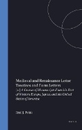 Cover: Medieval and Renaissance Letter Treatises and Form Letters - Brill