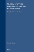 Cover: Muslim Writers on Judaism and the Hebrew Bible - Brill